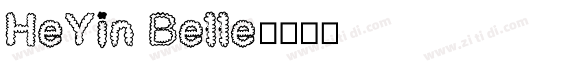 HeYin Belle字体转换